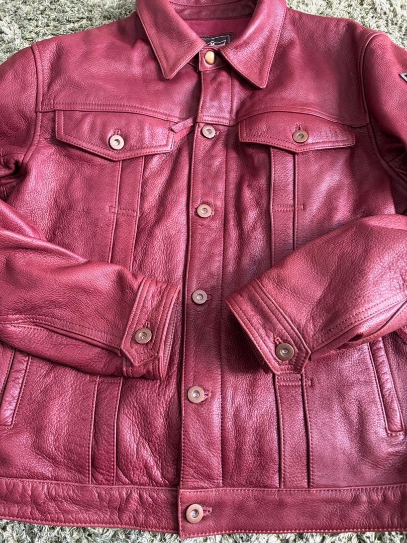 KADOYA DT-LEATHER JACレザージャケット 3L カドヤ