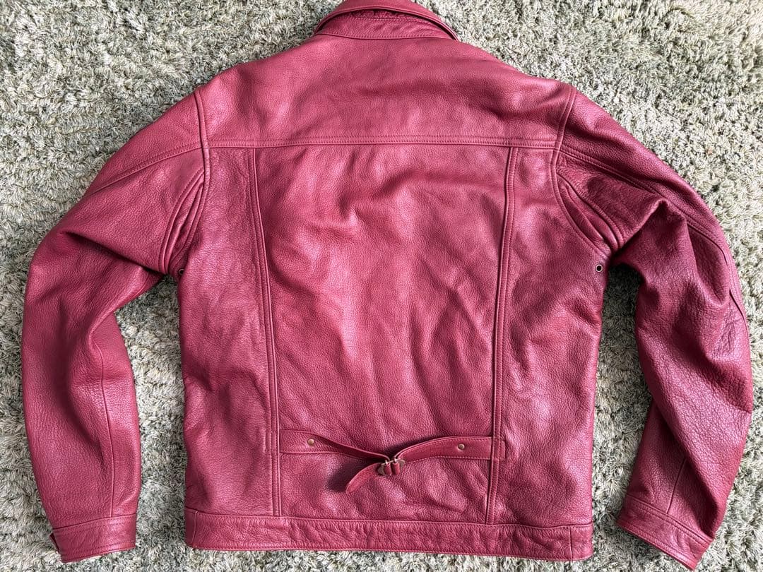 KADOYA DT-LEATHER JACレザージャケット 3L カドヤ