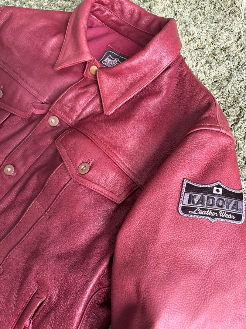 KADOYA DT-LEATHER JACレザージャケット 3L カドヤ