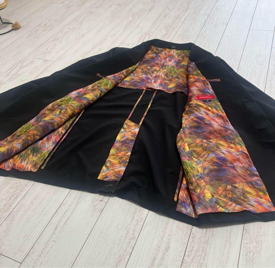 HERALBONY×MAISON SPECIAL メゾンスペシャルブラックスーツ