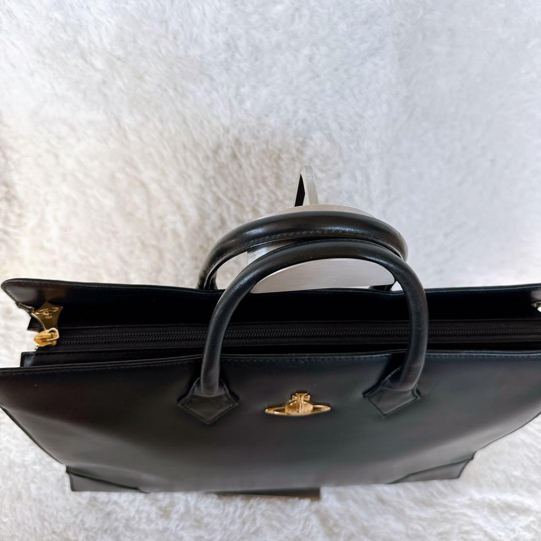 希少◆ヴィヴィアンウエストウッド ブリーフケース　オーブ ビジネスバッグ レザー