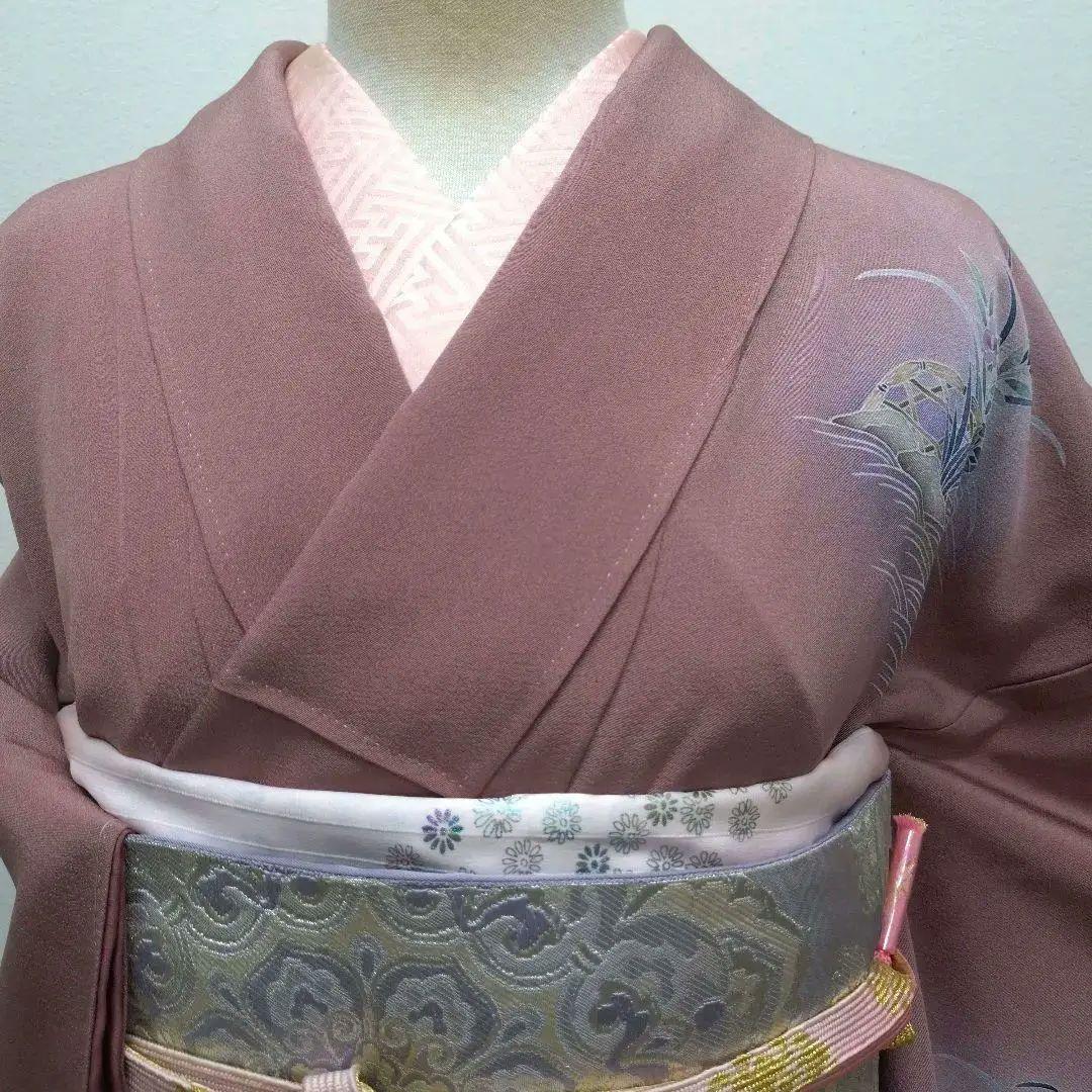 765　半額セール　正絹　十日町友禅　未使用品　証紙付　訪問着 　4点フルセット