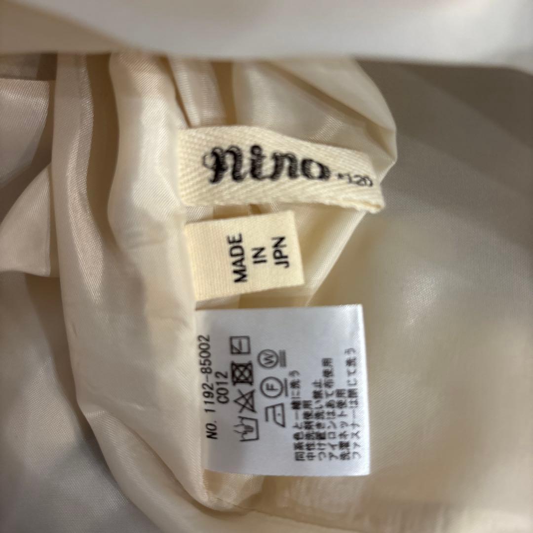 日本製 nino ニノ ワンピース＆ボレロ 120cm クリーニング済入学式