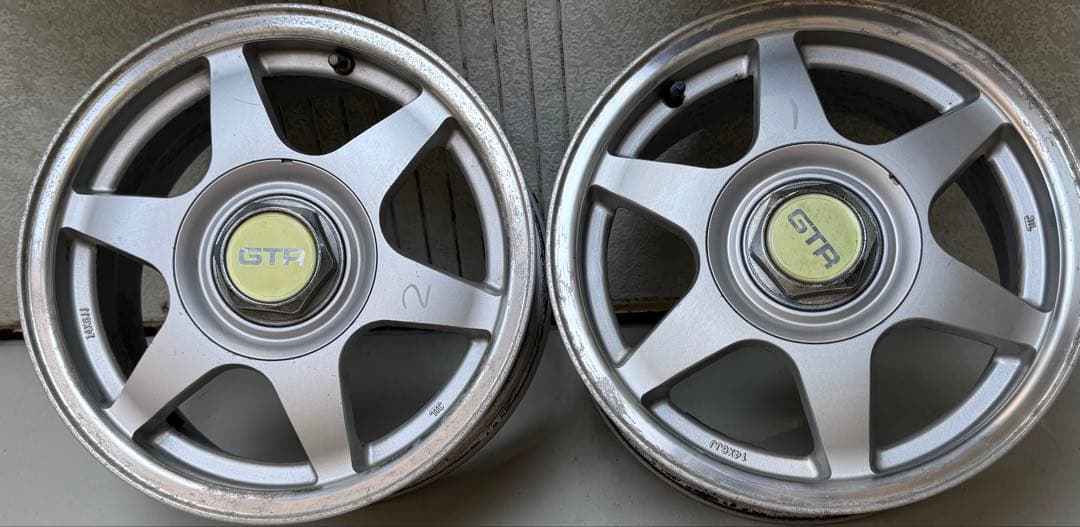 GT一R ネオヒス系当時ホイル 14インチPCD114.3/100-4H