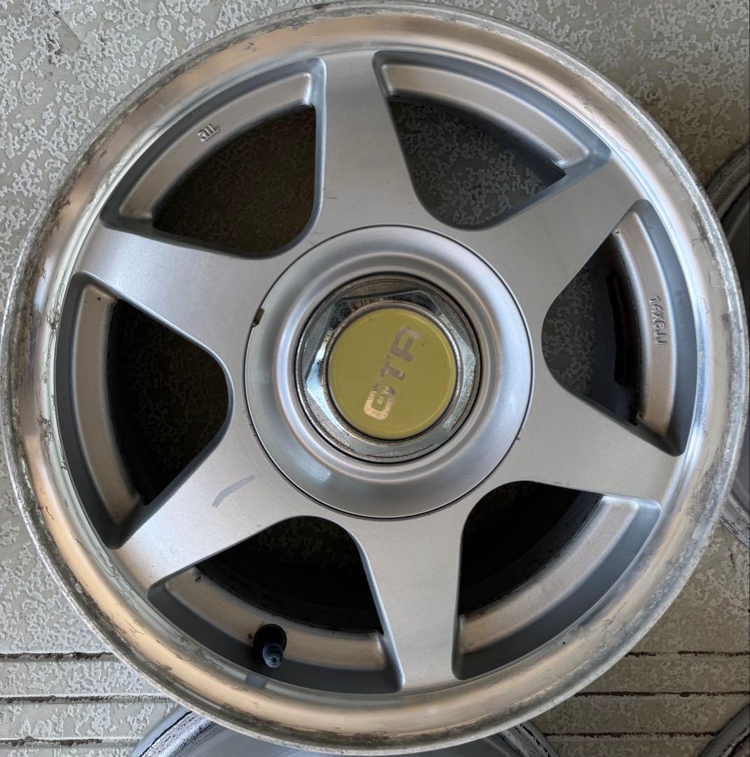GT一R ネオヒス系当時ホイル 14インチPCD114.3/100-4H
