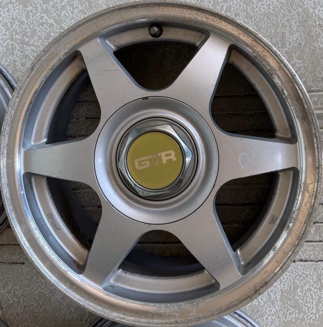GT一R ネオヒス系当時ホイル 14インチPCD114.3/100-4H