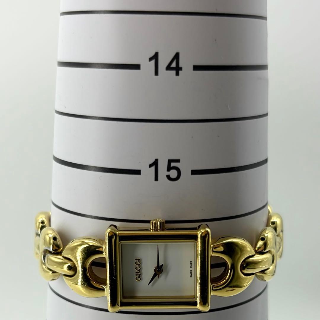 テイン〜様 【稼働/新品電池/替ベルト付】グッチ チェンジベルト ブレスウォッチ