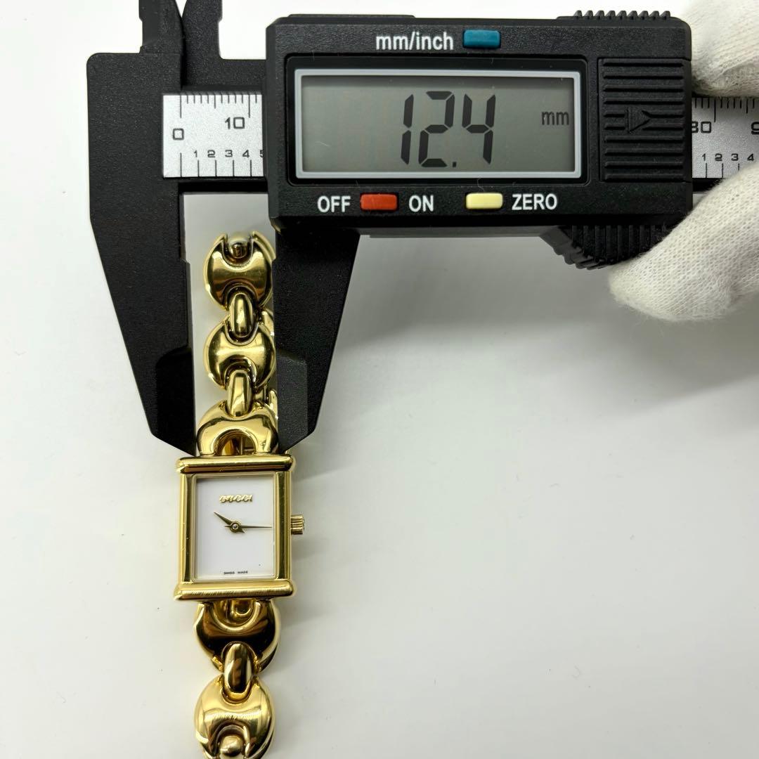 テイン〜様 【稼働/新品電池/替ベルト付】グッチ チェンジベルト ブレスウォッチ