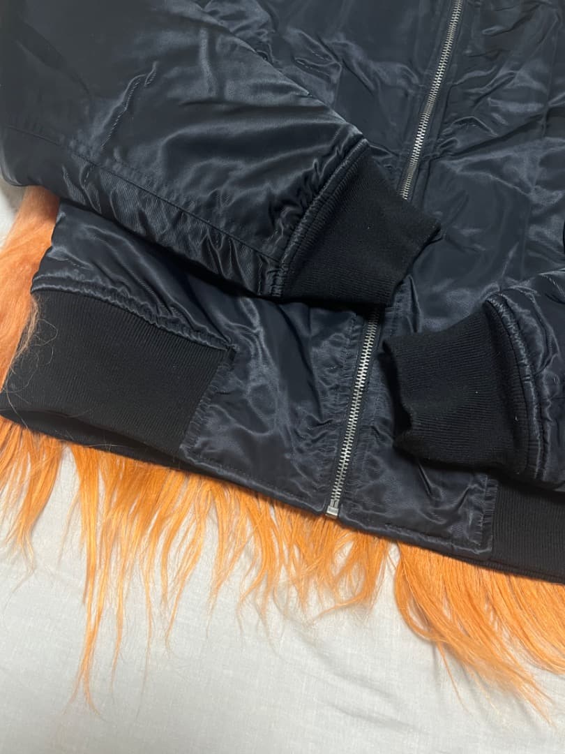 最終値下げ Jeremy Scott MA-1ジャケット ファー付き