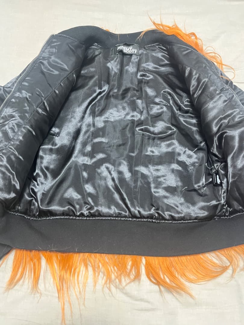 最終値下げ Jeremy Scott MA-1ジャケット ファー付き