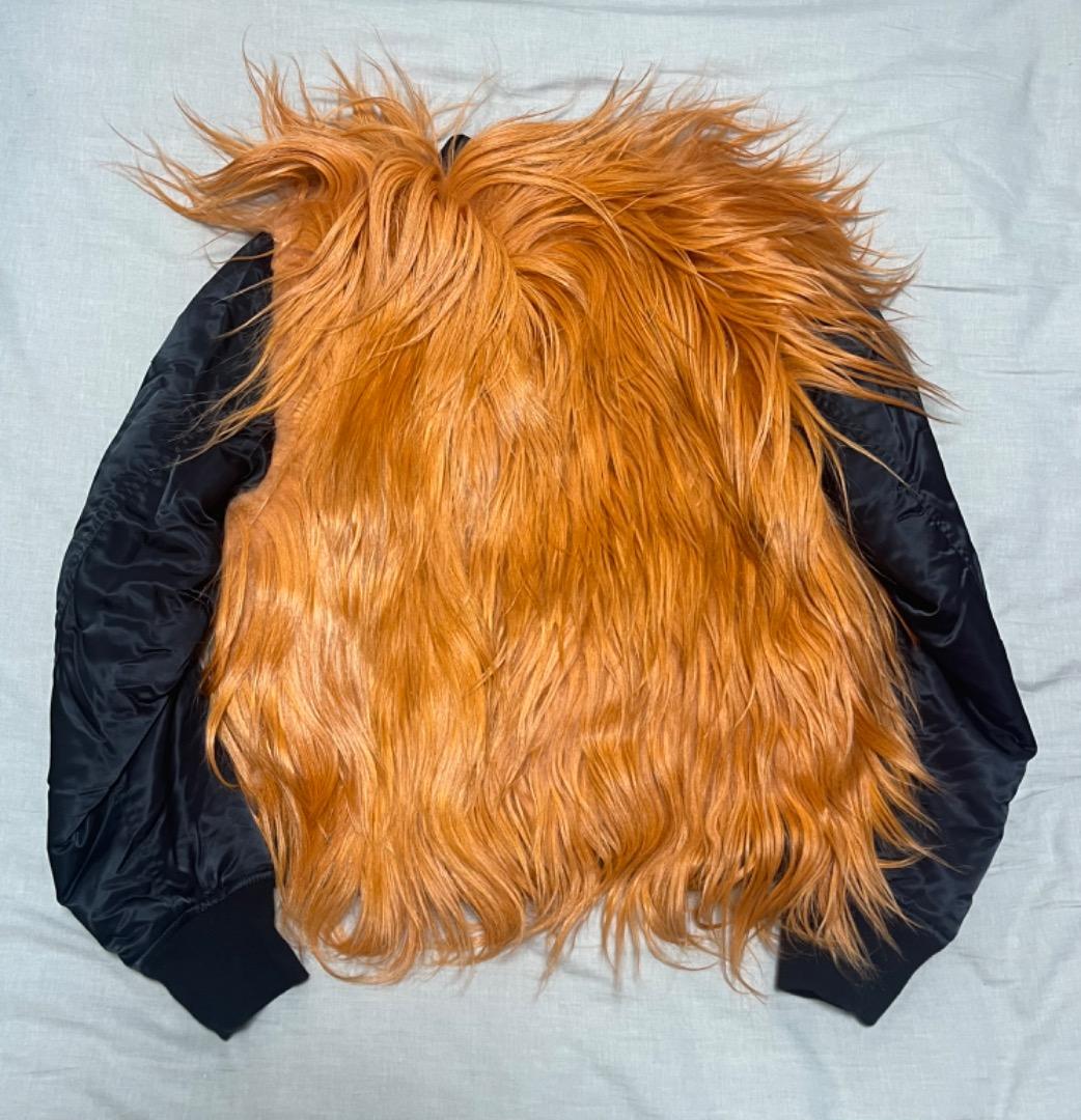 最終値下げ Jeremy Scott MA-1ジャケット ファー付き