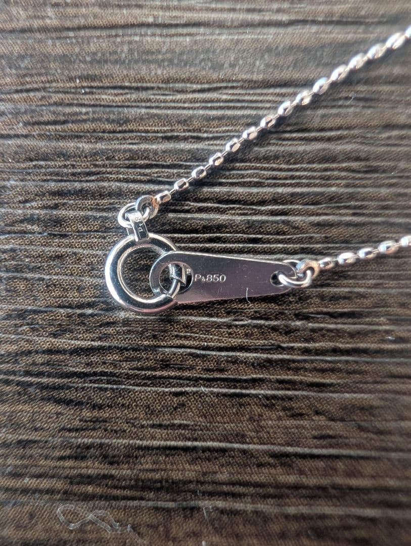 プラチナ ダイヤモンド ネックレス Pt900/Pt850 一粒ダイヤ