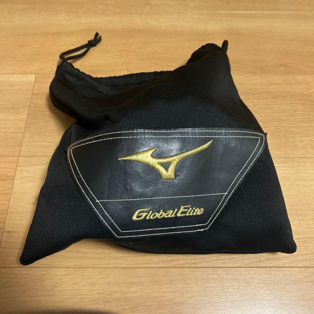 ミズノGE 硬式 内野用 グローブ 右投げ グラブ袋付き