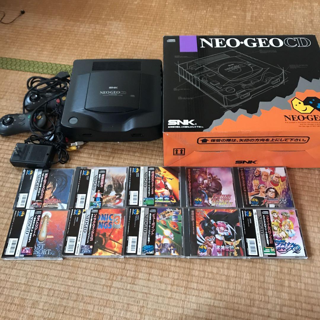 (実家整理中・準備中)ネオジオCD＋ソフト10本