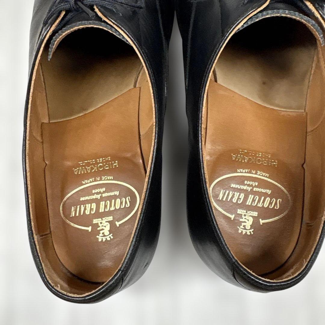 スコッチグレイン 26.5cm 4226 ストレートチップ ブラック