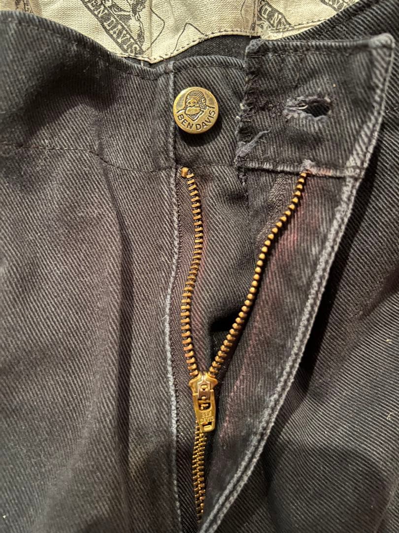 激レア コットン 100% ben davis フリスコパンツ ブラック USA