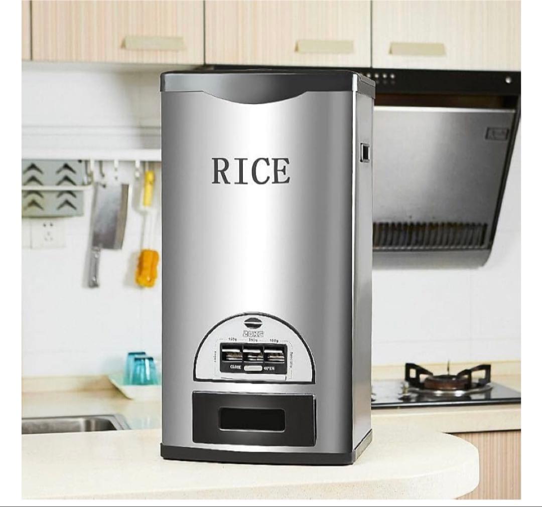 新品　２４時間以内発送 計量米びつ 計量 10kg 密閉 ライスバレル 食品容器