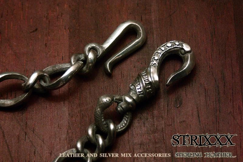 04　４５センチ大コマウォレットチェーン　ショート STRIXXX