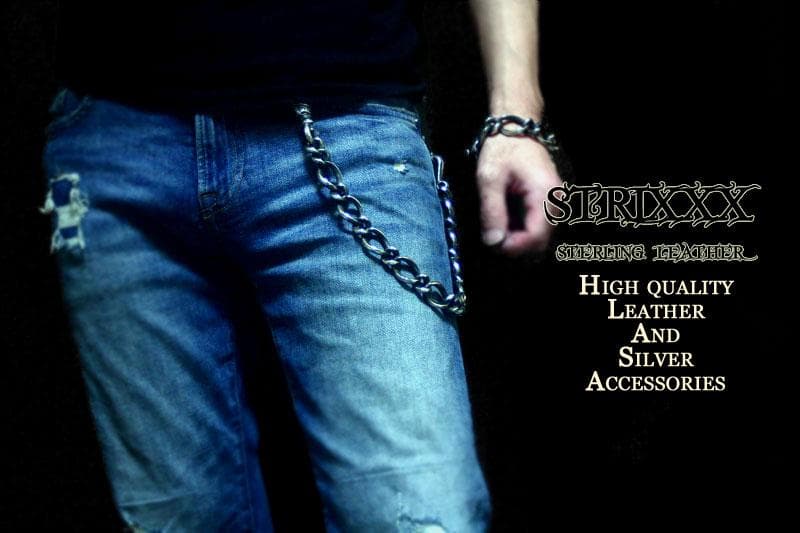 04　４５センチ大コマウォレットチェーン　ショート STRIXXX