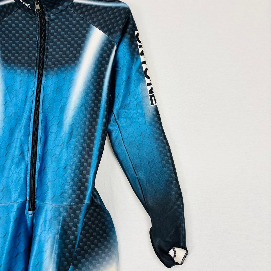 ONYONE スキー GSレーシングスーツ 青黒　ワンピース