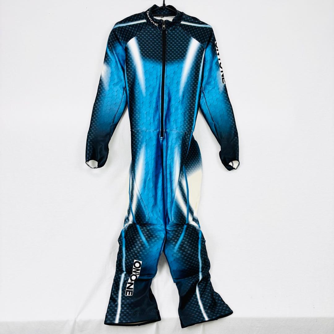 ONYONE スキー GSレーシングスーツ 青黒　ワンピース