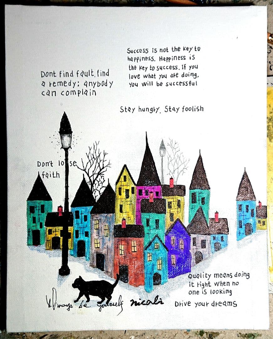 絵画★aik2005様 リクエスト 4点 まとめ商品 ★Nicola原画