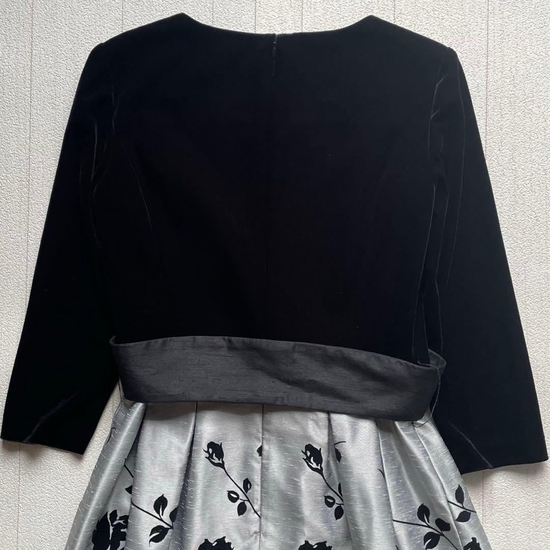 M'S GRACY ベロアドッキングワンピース　ローズ　38