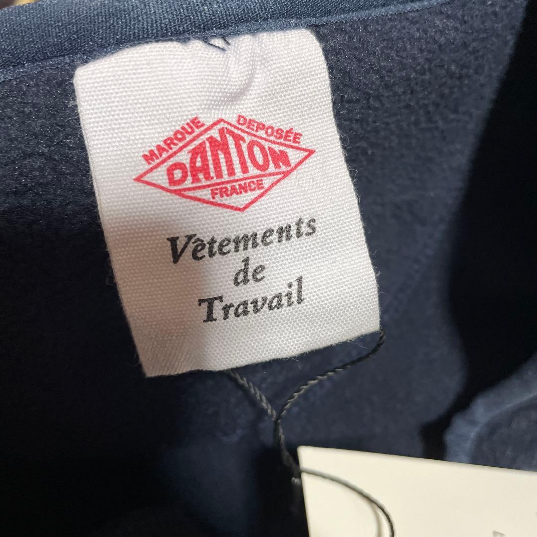 DANTONダントン フリース ジャケット　XL ネイビー大きいサイズ