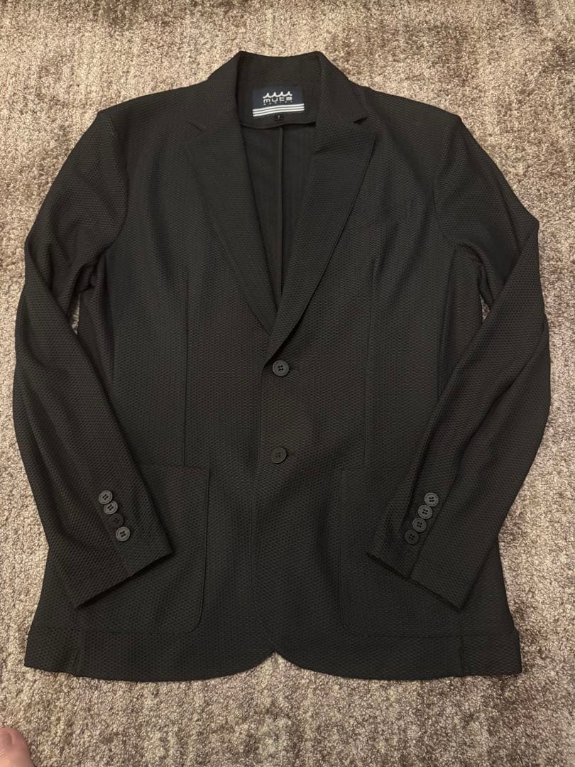 muta ブラック スリムフィットジャケット サイズ7