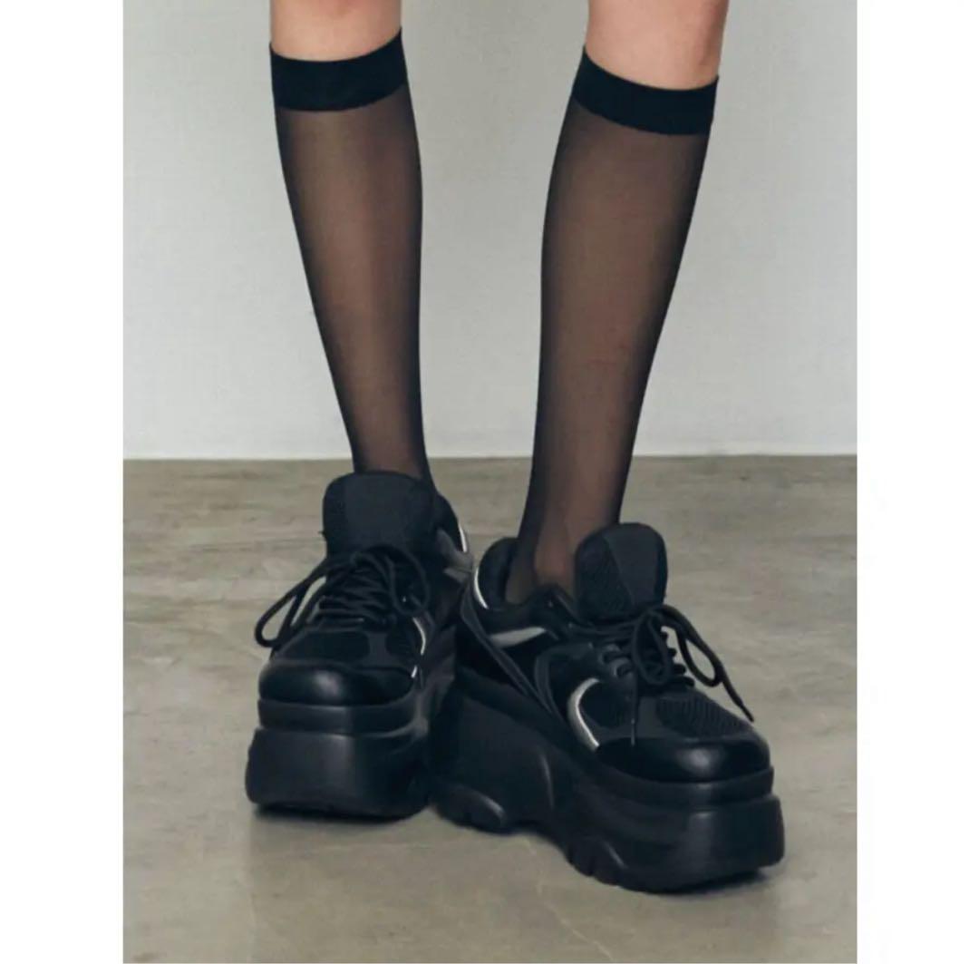 EMODA スニーカー 厚底 ブラック