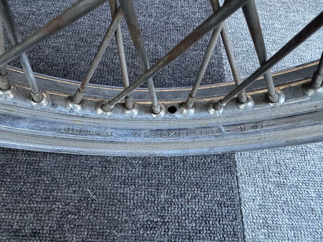 スティード400 純正スポークホイール ディスクブレーキ付き