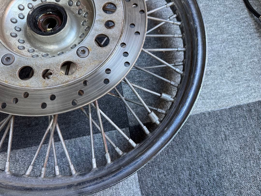 スティード400 純正スポークホイール ディスクブレーキ付き