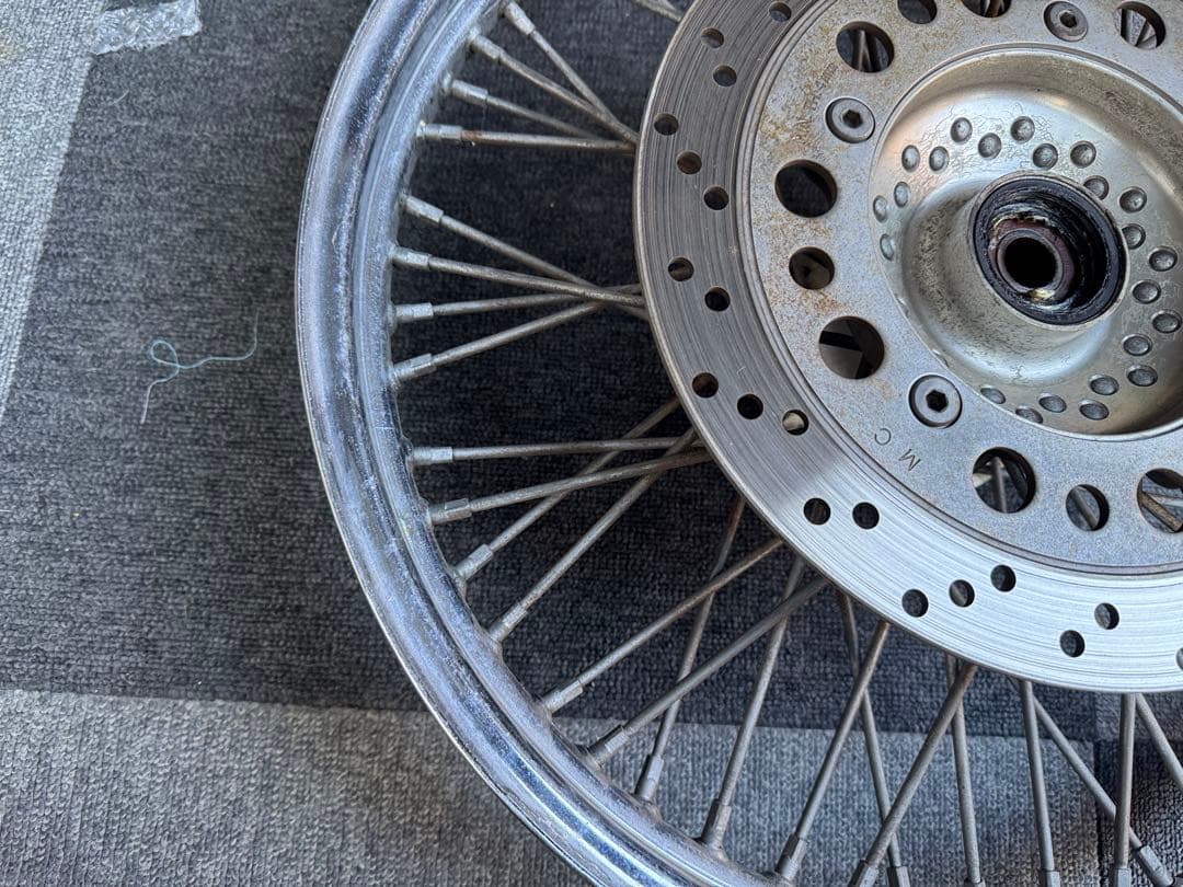 スティード400 純正スポークホイール ディスクブレーキ付き