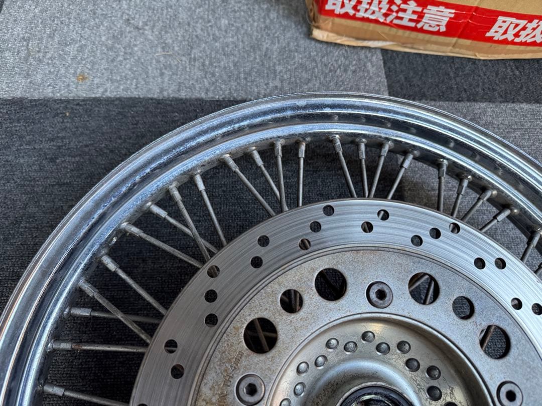 スティード400 純正スポークホイール ディスクブレーキ付き