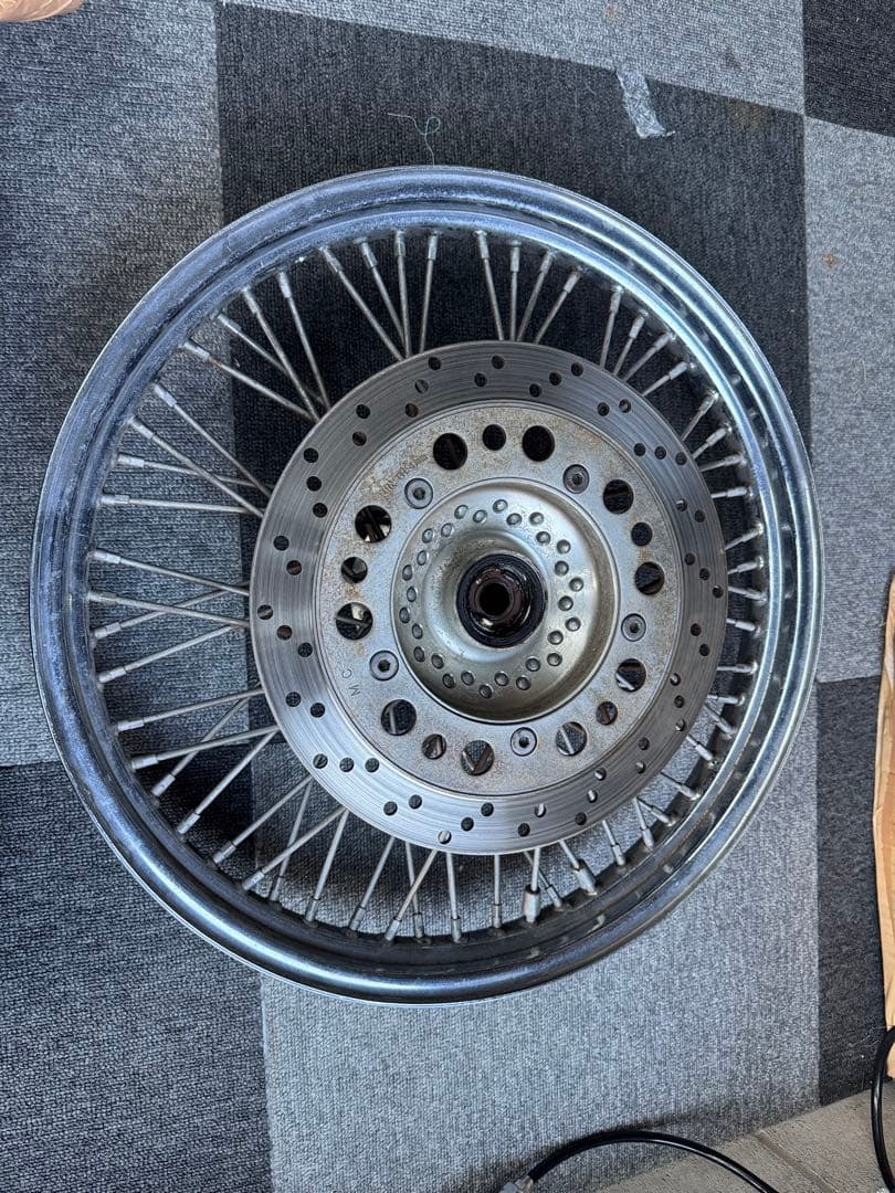 スティード400 純正スポークホイール ディスクブレーキ付き