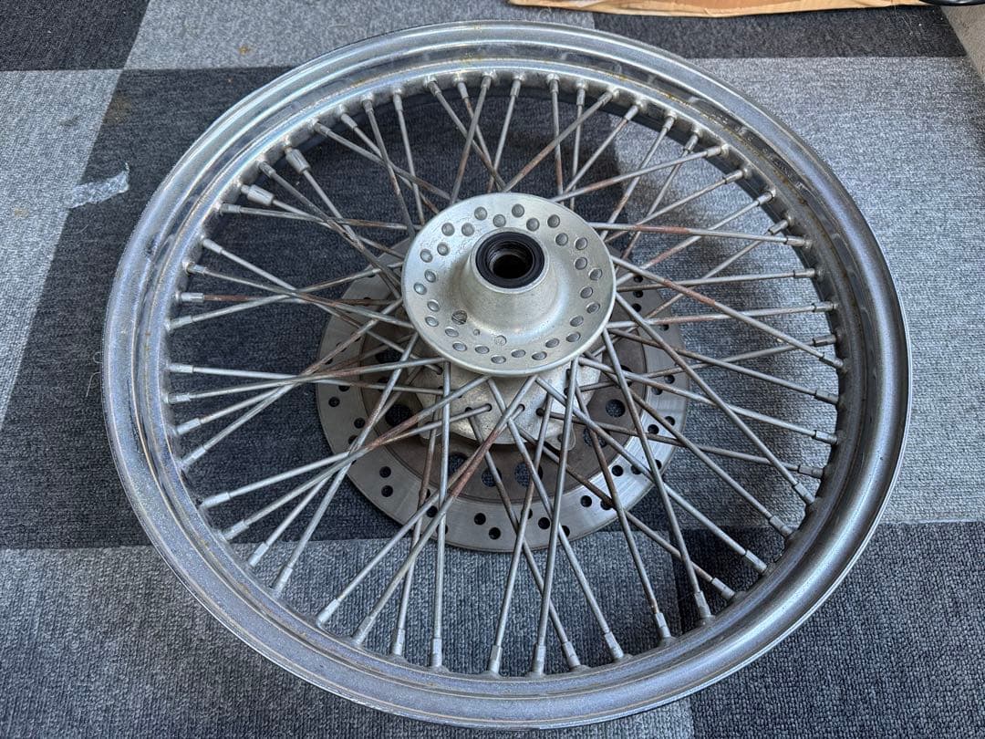 スティード400 純正スポークホイール ディスクブレーキ付き