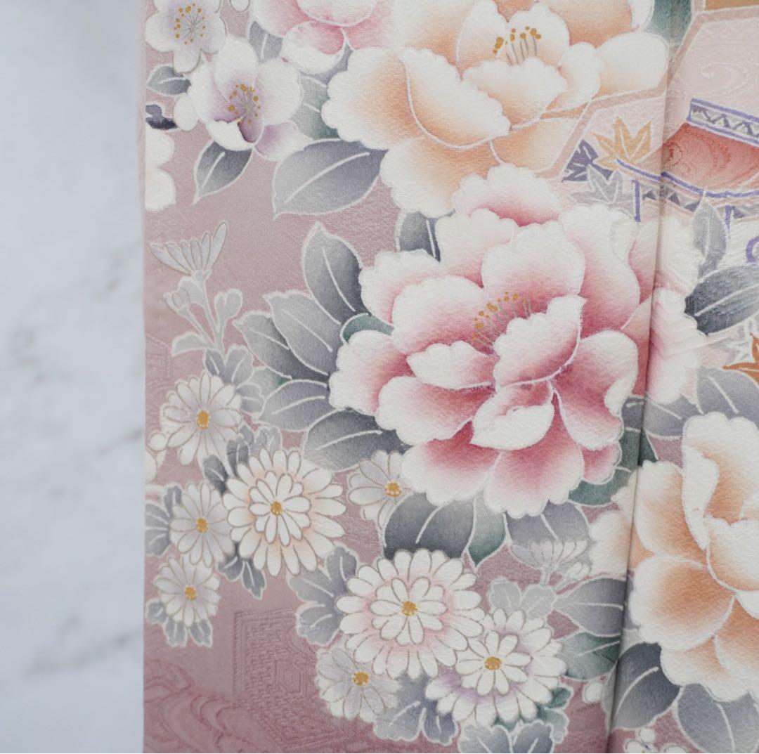 訪問着 フルセットa451G 七五三　入学式　お宮参り　結婚式　一つ紋　未着用品