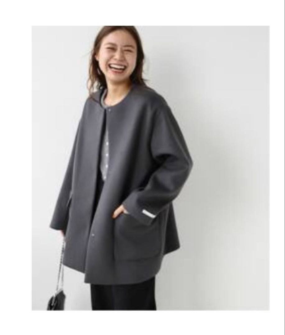 【JOURNAL STANDARD relume】クルーネックショートコート