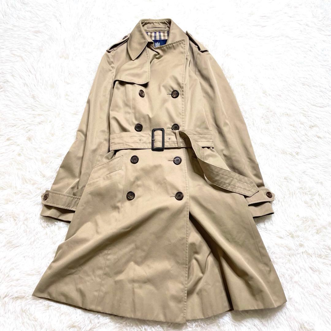 アクアスキュータムAquascutumトレンチコート Aライン ダブルボタン
