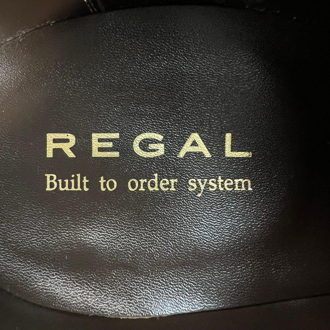 定価5.5万超 REGAL オーダーメイド品 レザーシューズ サイズ24.5cm