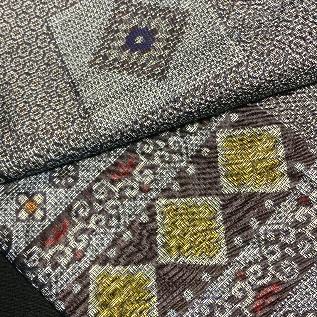 着物と帯オレンジ y229◾️アンティーク時代大島紬着物10点◾️龍郷調大島/泥大島