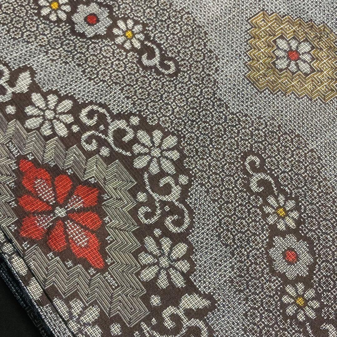 着物と帯オレンジ y229◾️アンティーク時代大島紬着物10点◾️龍郷調大島/泥大島