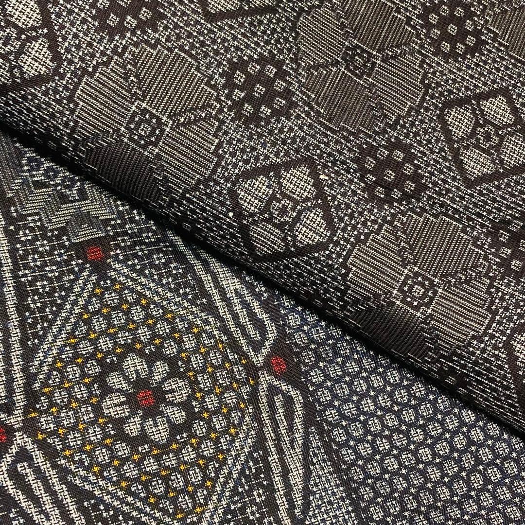 着物と帯オレンジ y229◾️アンティーク時代大島紬着物10点◾️龍郷調大島/泥大島