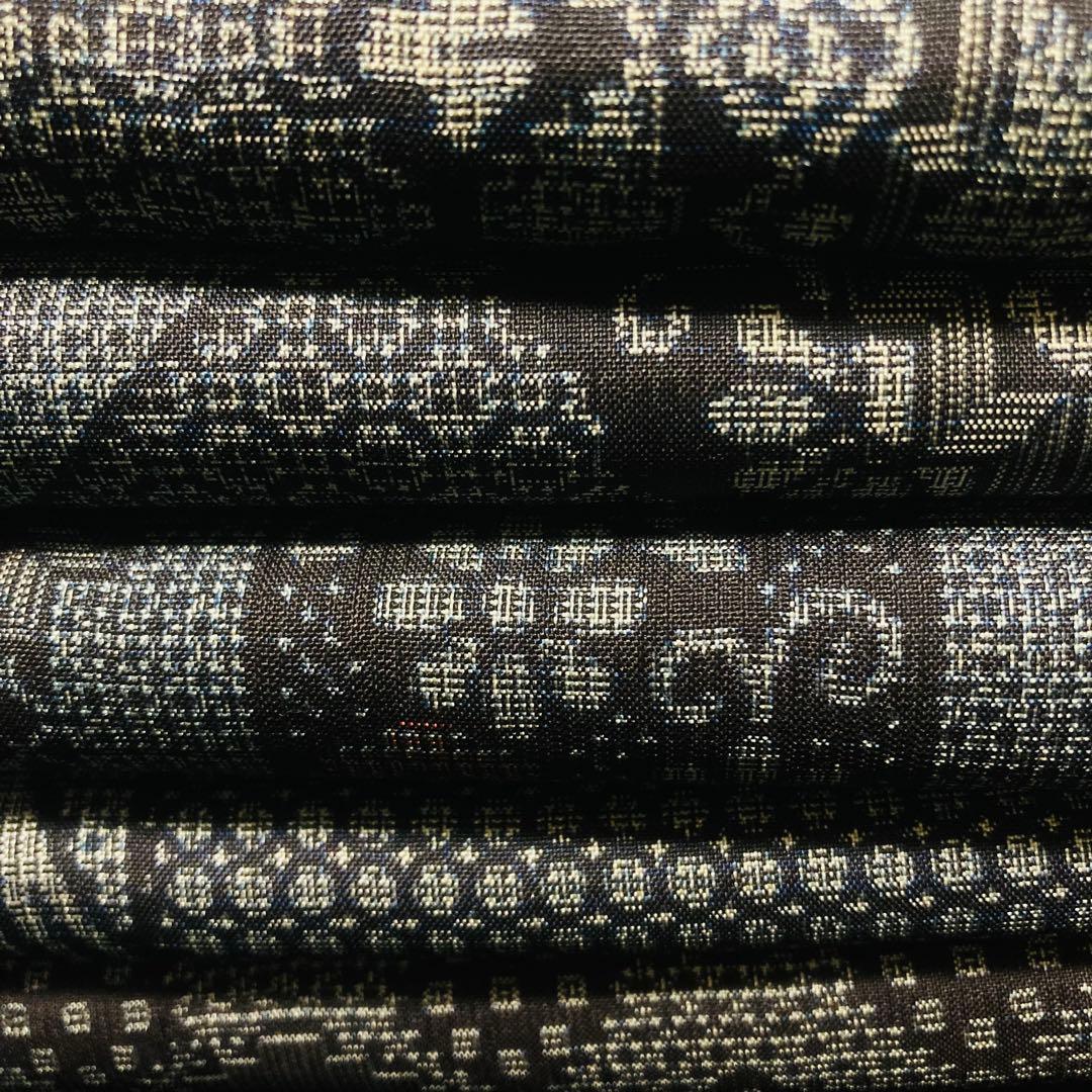 着物と帯オレンジ y229◾️アンティーク時代大島紬着物10点◾️龍郷調大島/泥大島