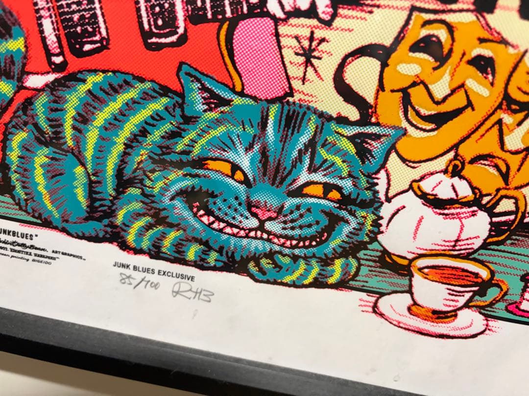 ロッキンジェリービーン JUNK BLUES シルクスクリーンポスター