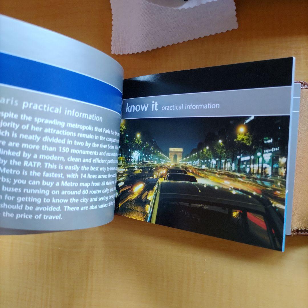 【レア】モンブラン　オリンピック　パリのマップ＆旅行ガイド地図