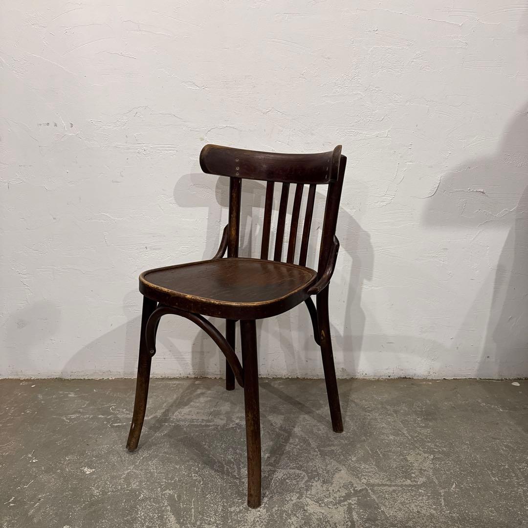 ヴィンテージ　ダイニングチェア　カフェチェア　パーツ欠損あり