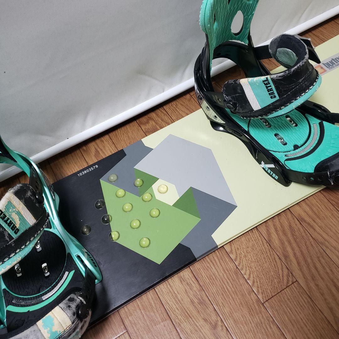 BURTON CLASH x CARTEL 153cm スノーボードセット