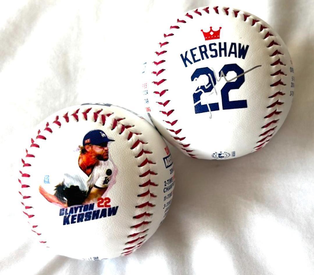 ロサンゼルス・ドジャース クレイトン・カーショウ MLB公式 引退記念ボール