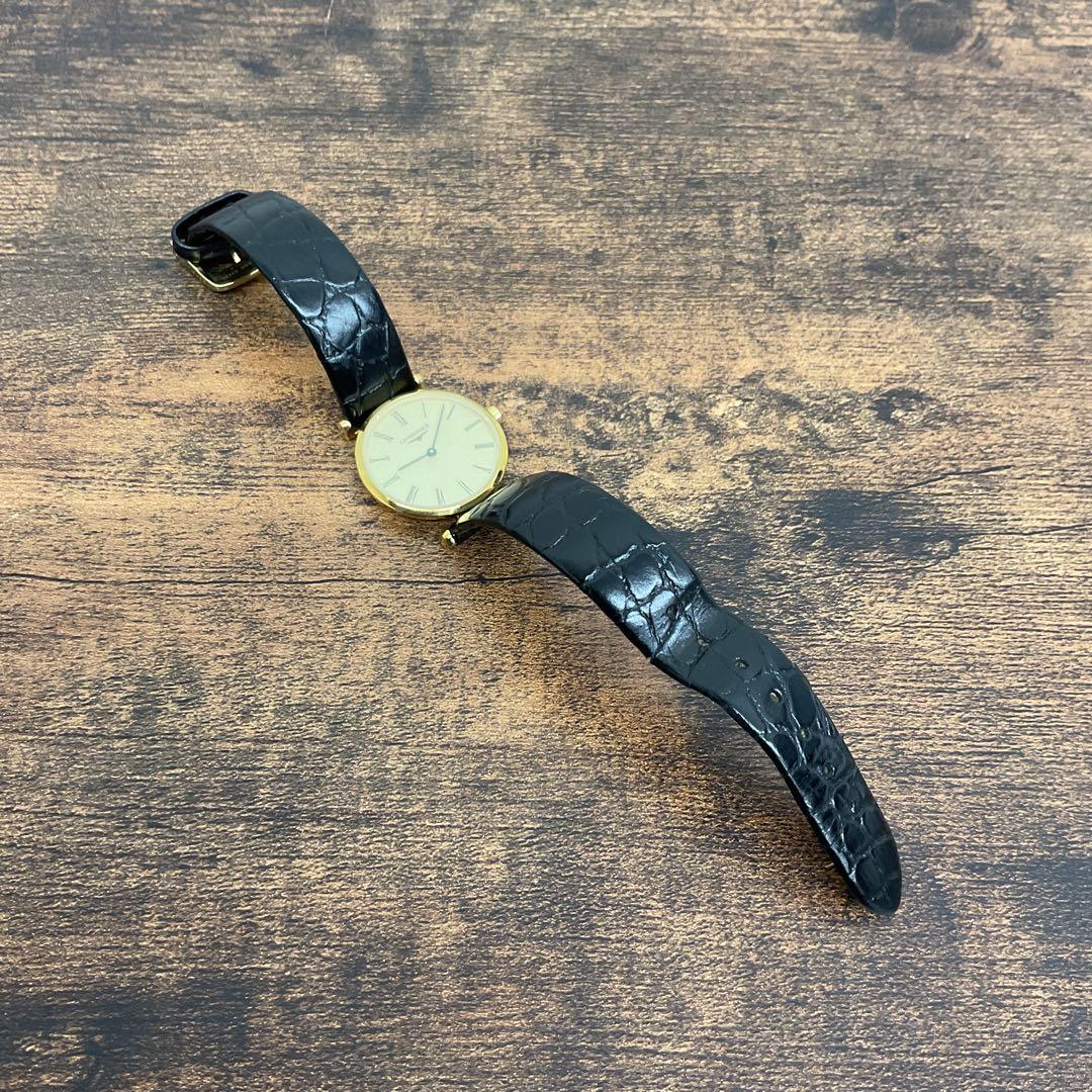 LONGINES ロンジン グランドクラシック クォーツ ゴールド文字盤 不動